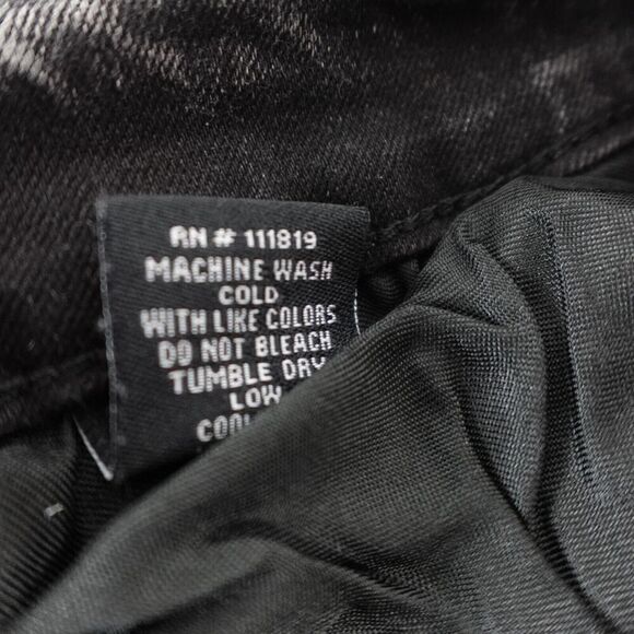 Elite Jeans Savage Collection Womens Black Distressed Shorts Size 32 - Picture 10 of 10